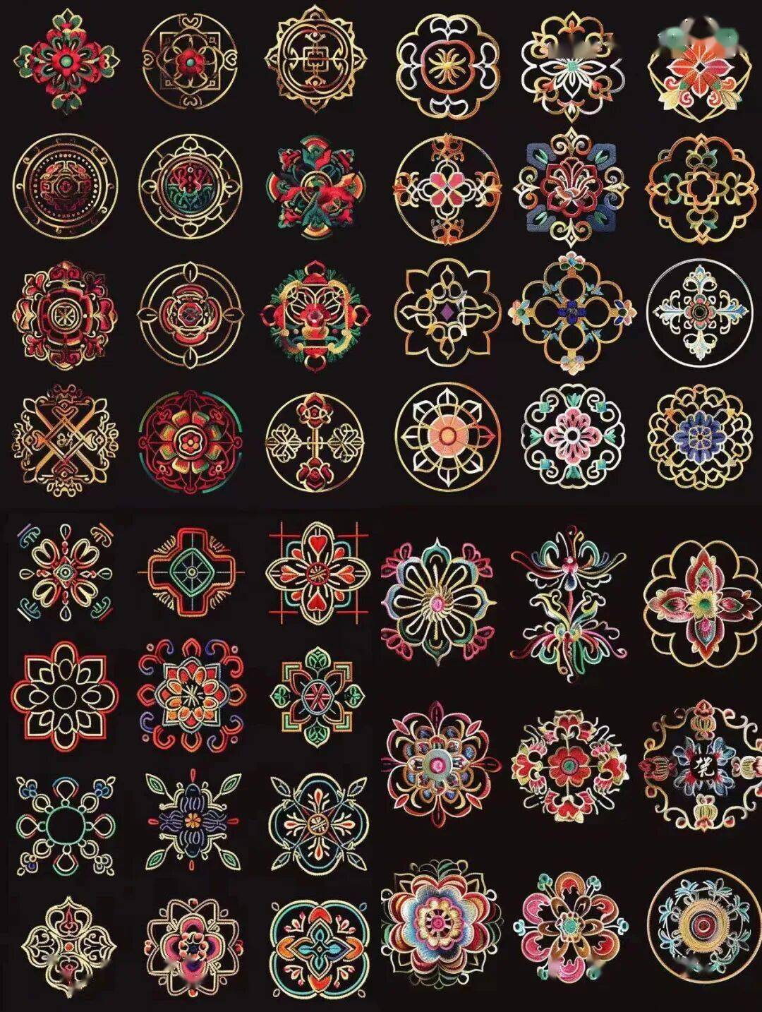 國(guó)風(fēng)古韻-刺繡紋飾紋樣圖案設(shè)計(jì)分享!