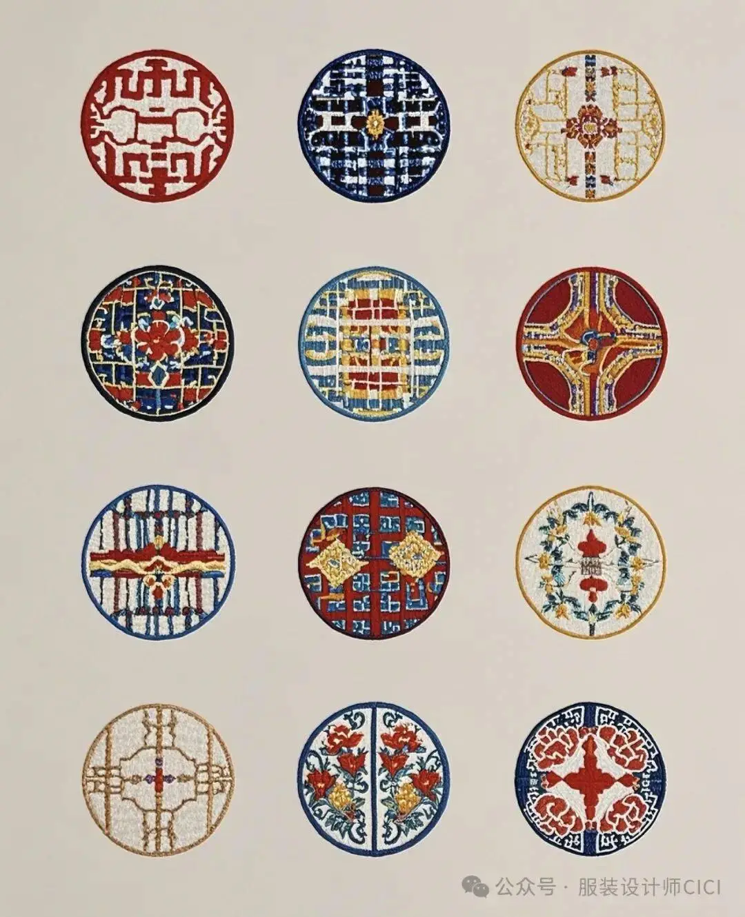 國(guó)風(fēng)古韻-刺繡紋飾紋樣圖案設(shè)計(jì)分享!