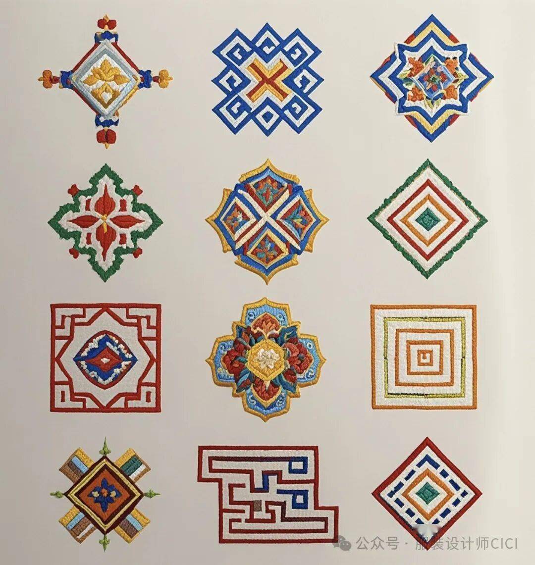 國(guó)風(fēng)古韻-刺繡紋飾紋樣圖案設(shè)計(jì)分享!