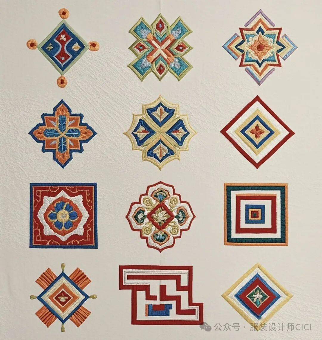 國(guó)風(fēng)古韻-刺繡紋飾紋樣圖案設(shè)計(jì)分享!